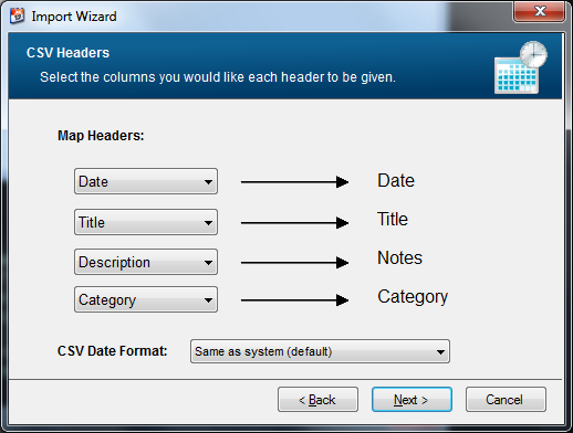 import csv headers screenshot