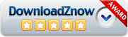 DownloadZnow 5 star award