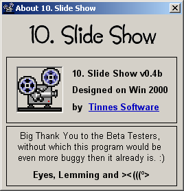 About Screenshot