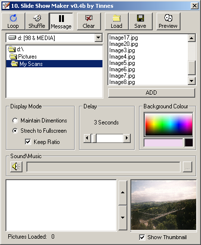 Slide Show Screenshot