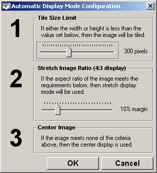 display mode window